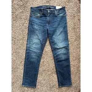 American Eagle Airflex Jeans Size 34x30 Men Slim NWT Denim Medium Wash